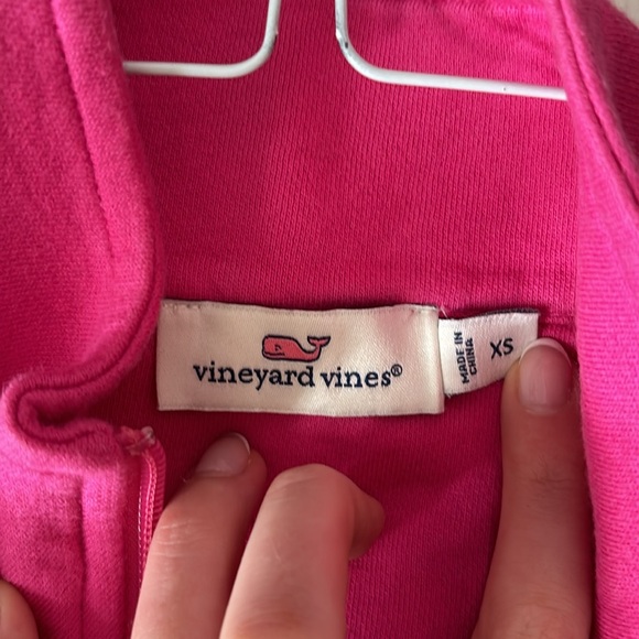 Pink vineyard vines shep shirt quarter zip - Picture 3 of 3